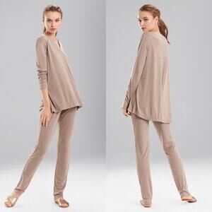 Natori Speckled Interlock Long Sleeve Top